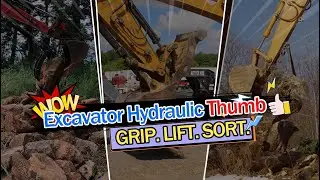 Multi-functional excavator bucket, excavator thumb bucket#excavator #bucket #china #machine #