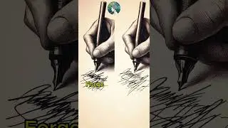How can a forged signature be identified?