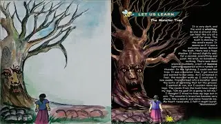 The Monster Tree | Water color | Ezhil Arts