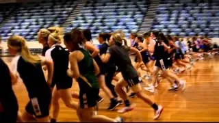2012 AFL Victoria Youth Girls Academy Fitness Testing - Beep Test