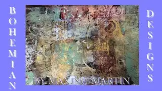 Art Bohemian Mono  Gel Prints  #painting