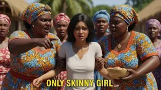 the only thiny girl in the village of fat peoples....