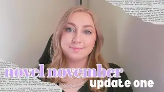 Novel November Update #1 #nanowrimo #writing