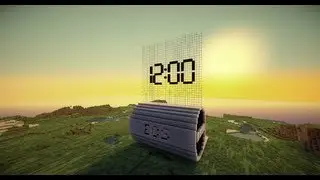 Часы с прозрачным дисплеем в Minecraft 1.7+