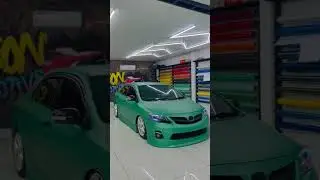 nice green car 🤑