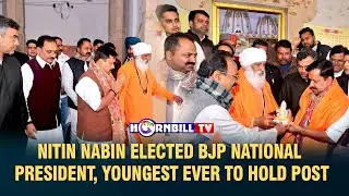 NITIN NABIN ELECTED BJP NATIONAL PRESIDENT, YOUNGEST EVER TO HOLD POST