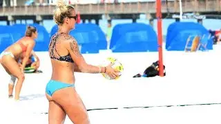 BEACH VOLLEYBALL | Women's Open Semifinal | Big Shot South | Clearwater Beach FL
