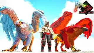Fire And Ice Griffin Taming With R4HU1 🔥🔥🔥 : ARK Survival Evolved Primal Fear : Part  [ Hindi ]
