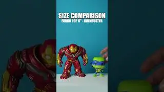 SIZE COMPARISON | Funko Pop 6inch MARVEL Hulkbuster #funkopop
