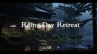 Rainy Forest Retreat Warm House  Ambiance | Sleep Well with Rain Sounds