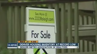 Denver housing inventory at a record low