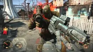 FALLOUT 4 S1E160 SUPER MUTANT BASE AT WEST EVERETT ESTATES LETS KILL HAMMER