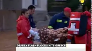Deadly flash floods in Greece, several killed