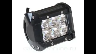 CARPROFI LED LIGHT BAR CP-18 FLOOD C06, СВЕТОДИОДНАЯ БАЛКА 18W, CREE