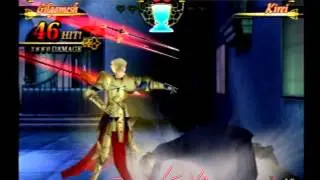 Fate/Unlimited Codes - Gilgamesh Combo +8000 Damage