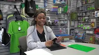 Store Demo for Braille Note Taker and Stylus