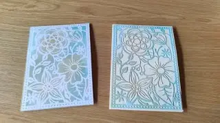 🌺Tuto cartes 2 en un die Action et encres Distress Oxide🌺