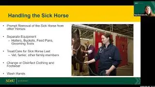 Prevention and Detection of Communicable Diseases - NDSU Extension Horse Management Webinar Series