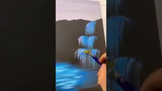 Как нарисовать водопад! #искусство #советыирекомендации #дляначинающих #уроки #искусствоживописи ...