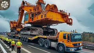 Dangerous Truck Oversize Load Transport Heavy-Duty POWERFUL Equipment Machinery #HeavyDuty #Machines