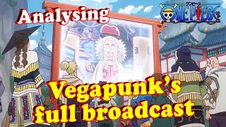 Analysing Vegapunk's full broadcast #onepiece