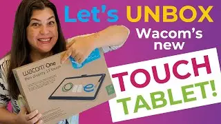 Распаковка, демонстрация и обзор сенсорного дисплея Wacom One 13