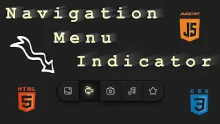 Navigation Menu Indicator: HTML, CSS, and JavaScript || Buttons Menu
