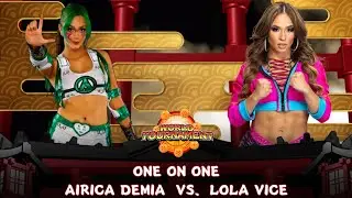 8 Airica Demia vs. 5 Lola Vice | World Tournament | WWE 2K25 Universe #ps5