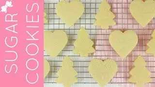 How To Make THE BEST Cut Out Sugar Cookies & Easy Hard Drying Decorating Icing // Lindsay Ann Bakes