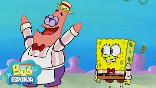 Bob Esponja | Os MELHORES Empregos de Patrick Estrela em Bob Esponja! ⭐️ | Bob Esponja em Português
