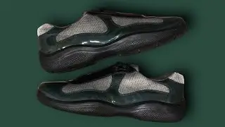 PRADA AMERICAS CUP PATENT LEATHER TEAL/ SEA GREEN (PS 0906) REVIEW / UNBOX