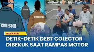 Detik-detik Polisi Tangkap 7 Orang Debt Collector  Saat Rampas Motor