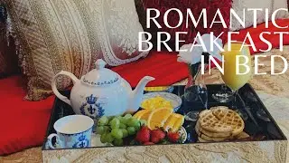 Romantic Breakfast in Bed | Valentine&rsquo;s Day Surprise Breakfast in Bed Ideas| #kreatingwithmzkaye