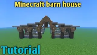 How to build barn house in Minecraft || #minecraft #building