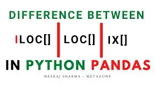 difference between loc and iloc | pandas loc vs iloc