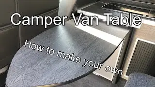 Camper Van Table How to make your own