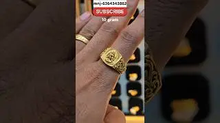 Premium pure gold ring for men lion #design #gold #shorts #trending #ring