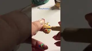 DIY | Earrings&rsquo;The Art Drop&rsquo;🎨🖌️#dmtoorder#artreels #diy #brush #brushrest #clayart #diycrafts #arts