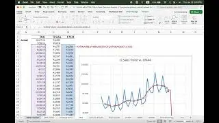Professor Paul Ahn_Forecasting Models_Centered Moving Average for Trend Analysis
