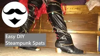 Easy DIY Steampunk Spats