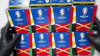 Topps Euro 2024 Sticker - 8x Mega Eco Box
