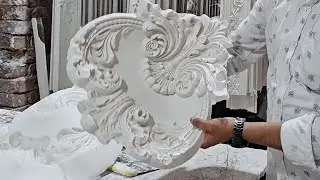 How to Make Gypsum Corner Design Using Silicone Mold | Easy DIY Interior Decoration 2025