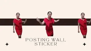 HOW TO SET UP A WALL STICKER with Quote