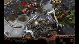 Lurkers Hydra vs Thors and Tanks - ZvT Starcraft 2 Gameplay