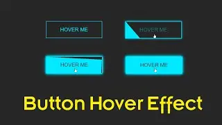 Button With Awesome Hover Effect Using Only HTML & CSS   Glowing Button