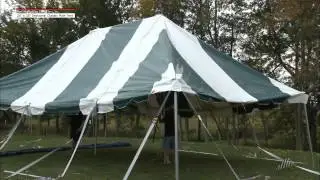 20 x 30 Classic Pole Tent (3 Piece Sectional) - Installation Procedure