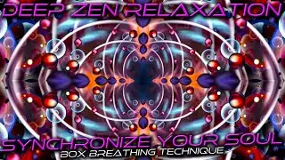 BOX BREATHING📶 COSMIC SERENITY ▶️Dive into GREAT MEDITATION with Theta & Delta Waves🎵 Black Screen