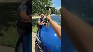 Not the Tesla! 😳 #shorts