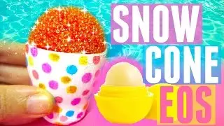 DIY SNOW CONE EOS | DIY EOS Lip Balm Container
