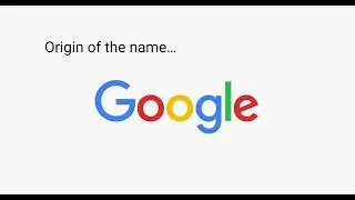 Origin of Google name